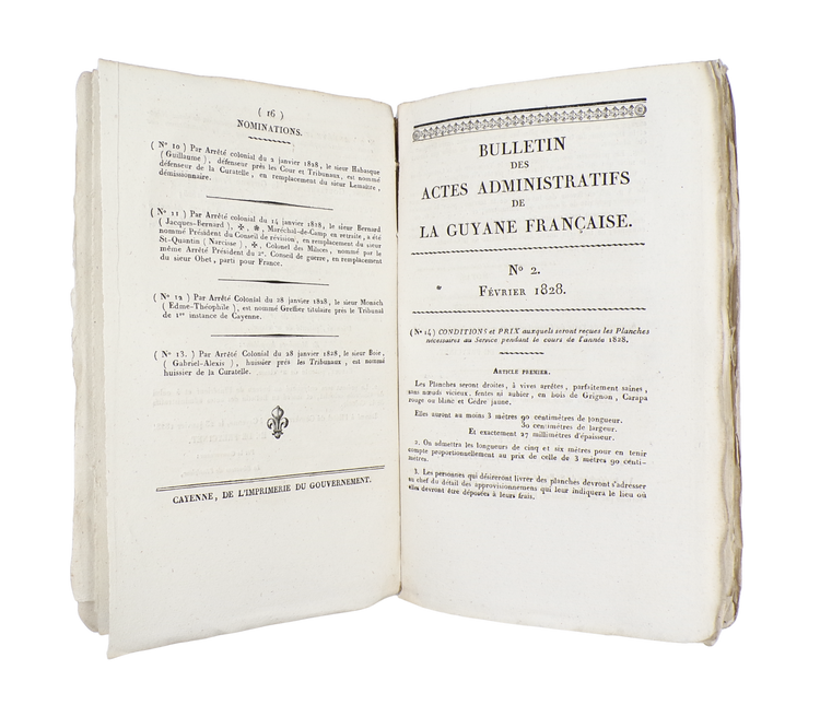 Printed by a young Black man in French Guyana