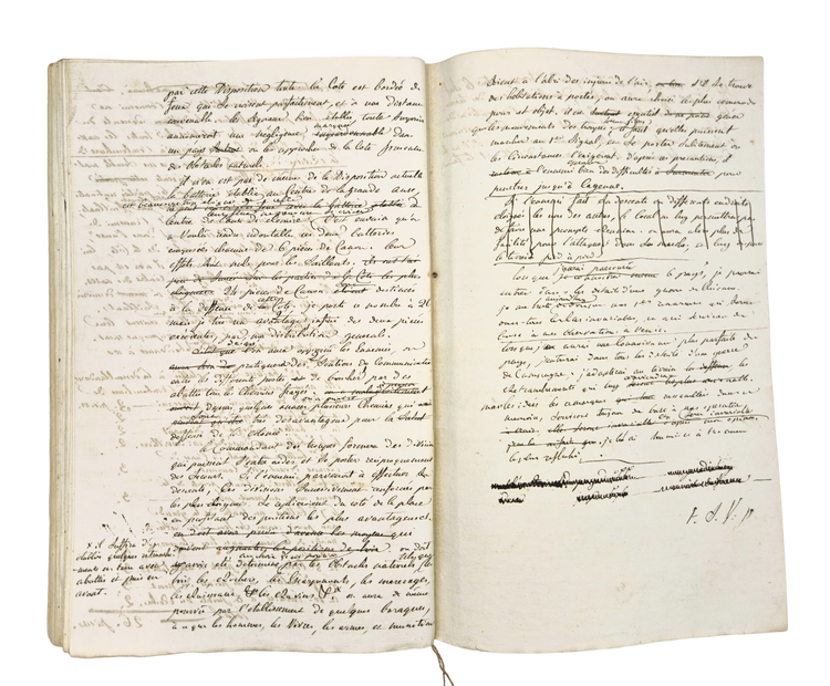Detailed manuscript survey of the defences of Cayenne, French Guiana, with a structured reform proposal (1783).