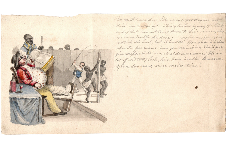 Exposing slave-owner hypocrisy in word and image