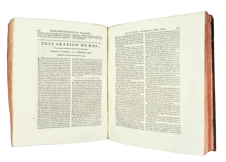 The Code Noir and the legal machinery of slavery in the French Atlantic