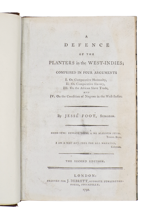 A surgeon defends slavery