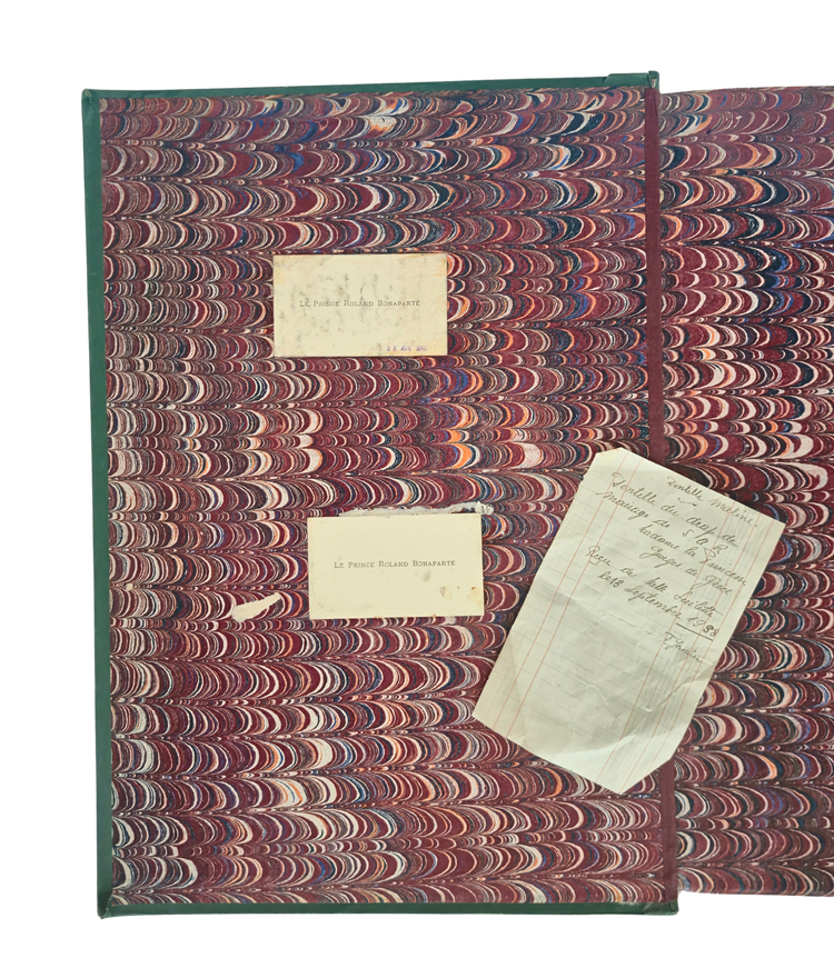 The visual splendour of an unequal encounter; author Prince Roland Bonaparte’s copy?