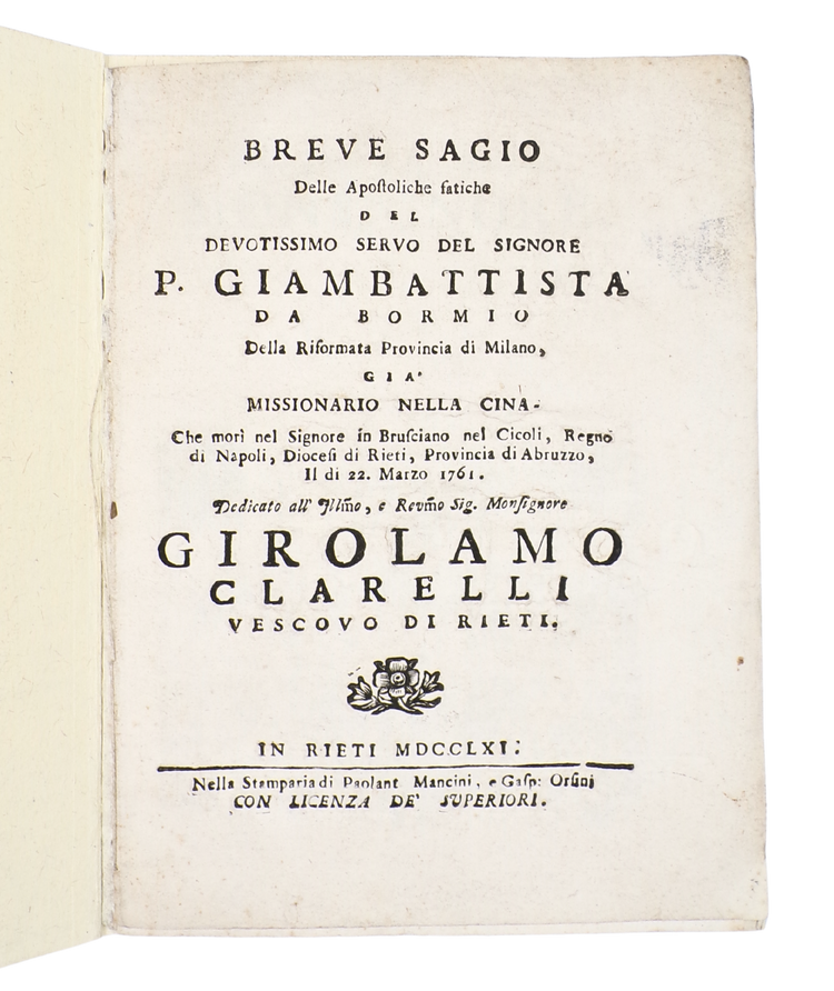 A Remarkable Source on an Overlooked Missionary in China and India