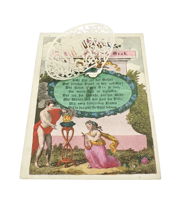 Paper lace and printed silk: collection of fine and charming luxury cards