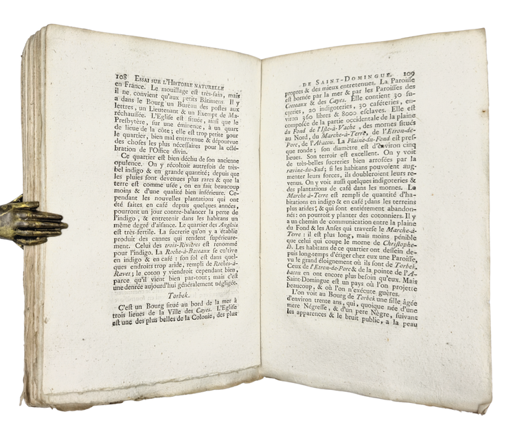 An early scientific survey of Saint-Domingue, with important observations on Taíno and Creole culture