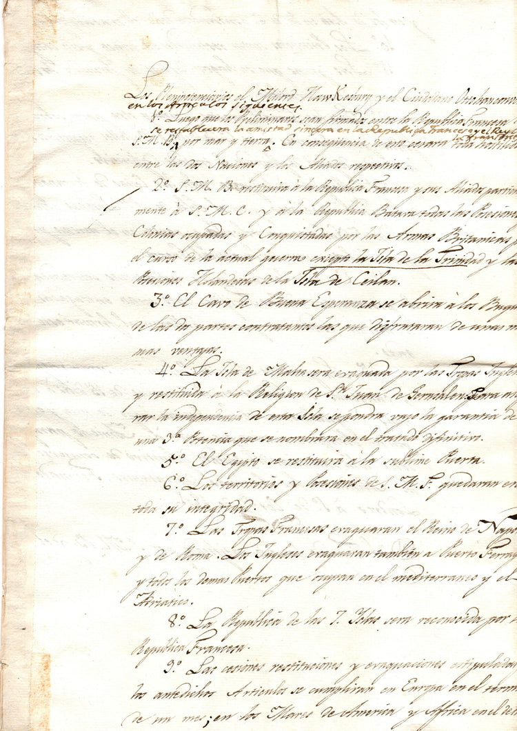 Important collection of colonial Trinidad documents, compiled by the man behind its colonization; including a manuscript census.