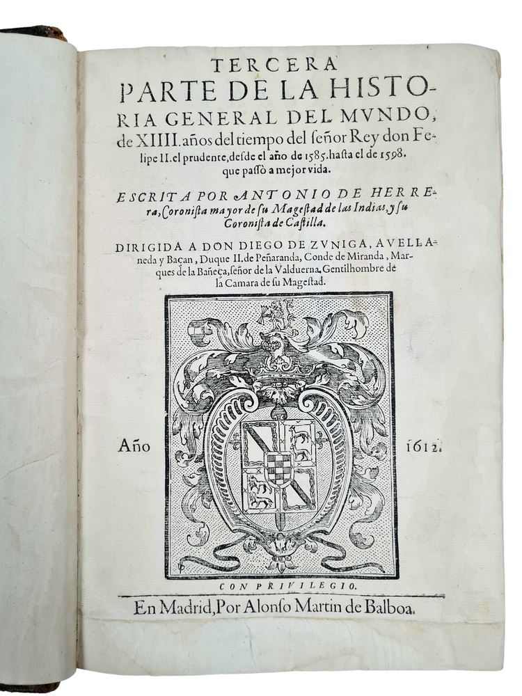 Herrera, Historia general del Mundo, 1606-1612.