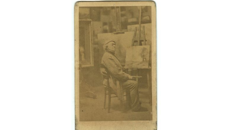 Chastanier, Portrait of Corot, 1872-1873.